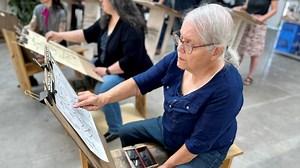 Seattle artist who went blind keeps creating, regains some vision