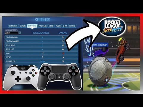 How To REBIND Your Controller In Rocket League SideSwipe! | Controller Settings Guide