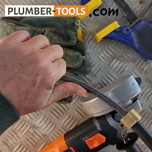 This video describes the process of cutting a flex shaft after it has kinked. No matter how good the quality of your flexible shaft is, there is always the possibility of kinking it when your chain stops suddenly on a solid obstruction, and the torque limiter does not engage in time. This can be prevented by reducing the space between the sleeve bearing and the drill adapter that connects your flexible shaft to your drill. The shaft we used in this demonstration is found here (https://plumber-to