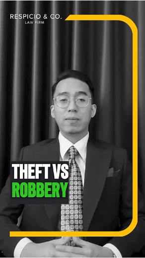 23 reactions | Theft vs. Robbery: What’s the difference? 樂 #respiciolaw #lawpodcast #legalpodcast #legaladvice #lawphilippines #legaltiktok #lawtok #lawtokph | Respicio & Co. Law Firm | Facebook