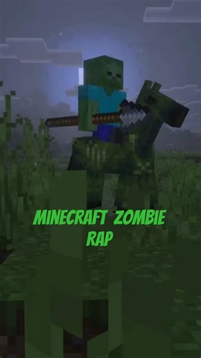 Minecraft Zombie RAP SONG PART - 3🎧🔥#minecraft #rap#song