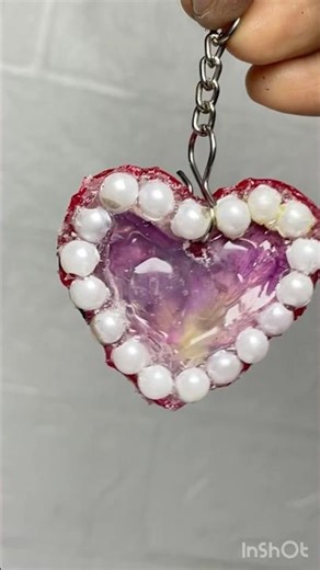 Diy hot glue gun keychain #yt #diy #diykeychain #craft #art #fypシ