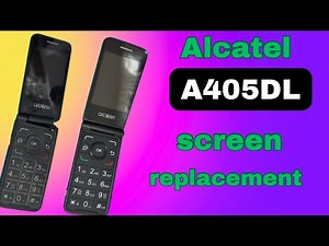 Alcatel A405dl screen replacement, tracfone flip phone