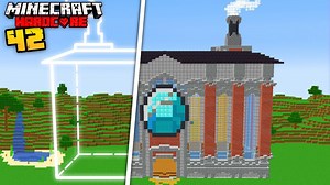 I Built a DIAMOND FACTORY in Minecraft Hardcore!