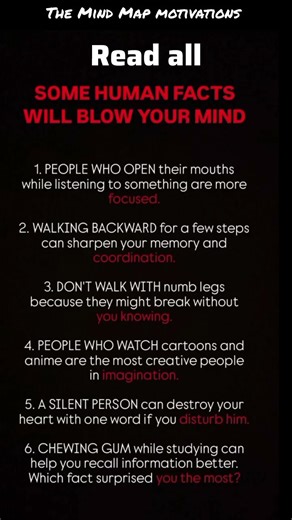 Mind-Blowing Human Facts You Never Knew 🤯 | Psychology & Human Behavior #motivation