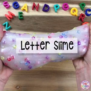 1.1M views · 1.1K reactions | Letter SLIME - Check out how we added LETTERS to slime! Make learning about letters and sounds FUN again! Full Instructions Here >> https://www.pocketofpreschool.com/letter-slime/ | Pocket of Preschool | Facebook