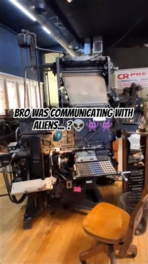 Old school linotypes be like... #linotype