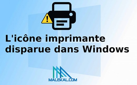 L'icône imprimante disparue dans Windows 10, 11 : comment la retrouver