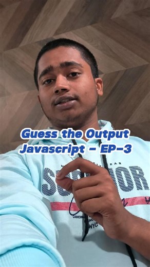ChintaCodeX on Instagram: "JavaScript looks simple… until it isn’t 😅 Did you guess the right answer? Wishing you all a very Happy New Year — let’s keep learning and building together in 2026 🎉🚀 #javascript #webdevelopment #codingchallenge #day1"