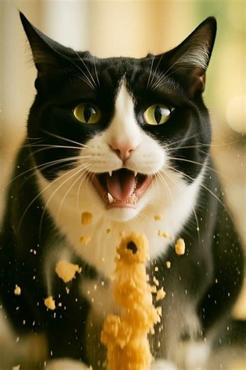 Tux&Sunny:Mouth Explosion! Watch Tux’s Shocking Cookie Disaster! 🤯