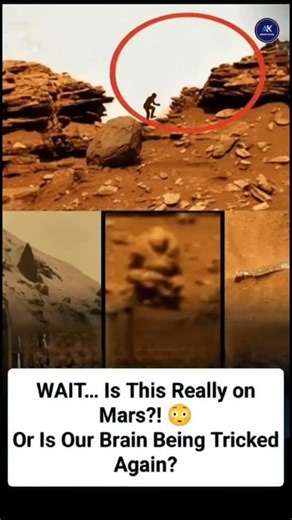 Aasip Khan on Instagram: "This video claims to show undeniable evidence of alien life on Mars — a human-like figure, strange formations, and objects that look shockingly familiar. At first glance, it feels impossible to ignore. But here’s the truth most posts don’t explain 👇 🔍 NASA has NOT confirmed alien life on Mars. What we’re seeing is likely pareidolia — a psychological effect where the human brain turns random rock shapes into familiar forms like people, tools, or creatures. 🪨 Mars is s