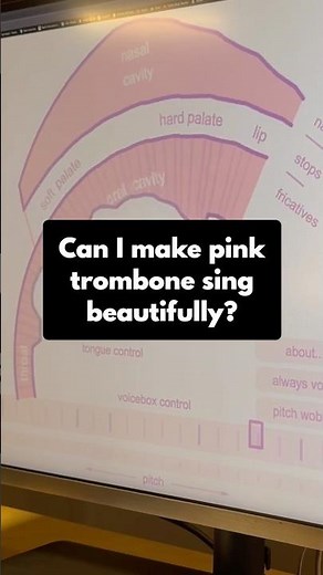 pink trombone actually sounds good