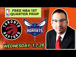 Raptors vs Hornets | NBA First Quarter Bet | Raphael's NBA Betting Picks & Predictions | 1/7/26
