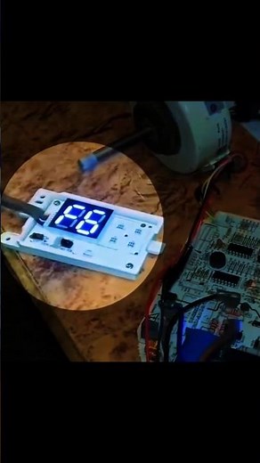 Your AC shows F4 or F6 Don’t touch the PCB yet —