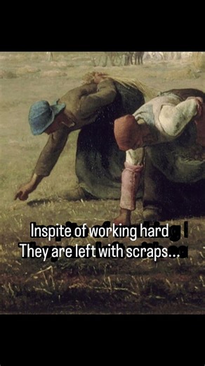 The Gleaners by Jean-Francois Millet. #history #art #inequality