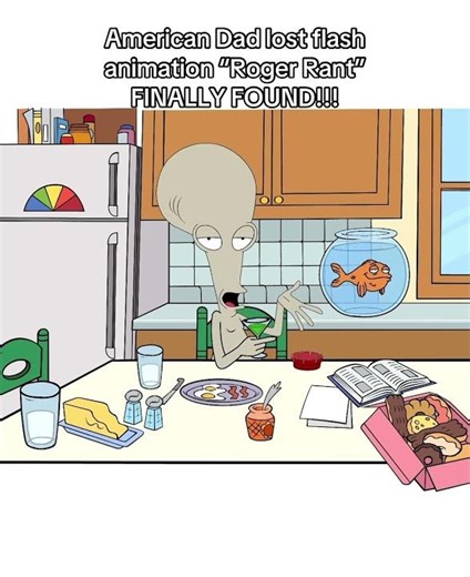 American Dad “Roger Rant” 2005 lost flash animation finally found!