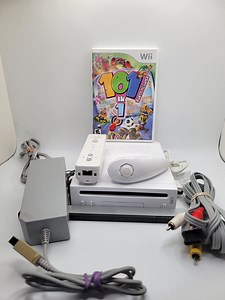 Nintendo Wii White Complete W/ 1 Wii Remote, 1 Nunchuck & 101 in 1 Party Megamix | Tested | Ready 2 Play | Gamecube Backwards Compatible - Etsy UK
