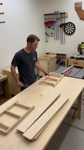 Garage shoe rack is coming together! | Thomas Custom Woodworks