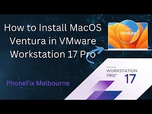 How to Install MacOS Ventura on VMware Workstation Pro 17 | ‪@PhoneFix.Melbourne‬
