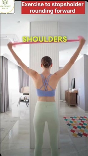Stop Rounded Shoulders Fast | Best Exercise to Fix Forward Shoulder Posture #shorts