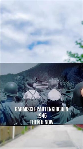 Garmisch-Partenkirchen 1945 Then and Now #thenandnow #garmisch #bayern #ww2 #history