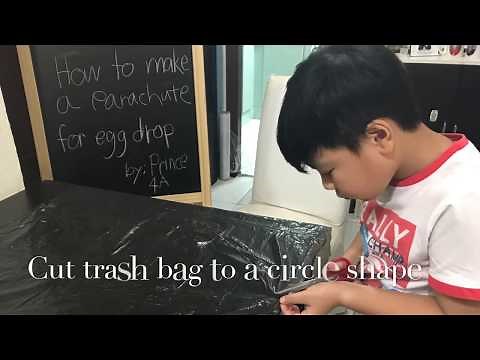 How to make a parachute for egg drop