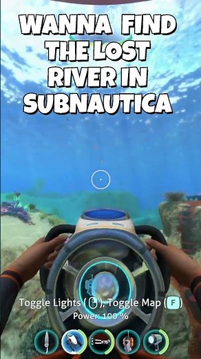 How to reach the Lost River #subnautica #tutorial #shorts