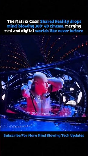 The matrix cosm shared 360° 4d reality cinema 🔥 #360°cinema #cosmcinema #realisticcinema