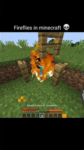 Fireflies in minecraft 💀