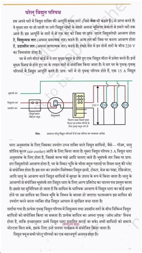घरेलू विद्युत परिपथ (Domestic electric circuit) #electricity #class10