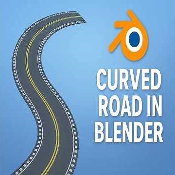 How to create a Curved Road in Blender (Easy 3D Tutorial) #shorts #youtubeshorts #blender #roadtrip