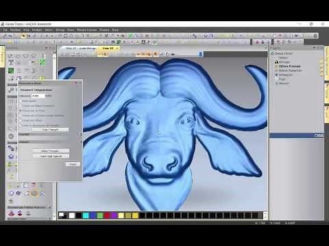 artcam tutorial convertire file .art in .stl (convertion file .art in .stl)