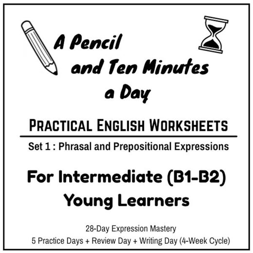 28-day English Worksheets PDF for Young Learners (B1–B2 Intermediate, ESL) | Everyday Expressions With Synonym Practice | Set 1 - Etsy Canada