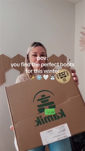 Found the perfect boots for this winter 🤍✨☃️ #winterbiots Kamik boots #kamikboots @KamikOfficial