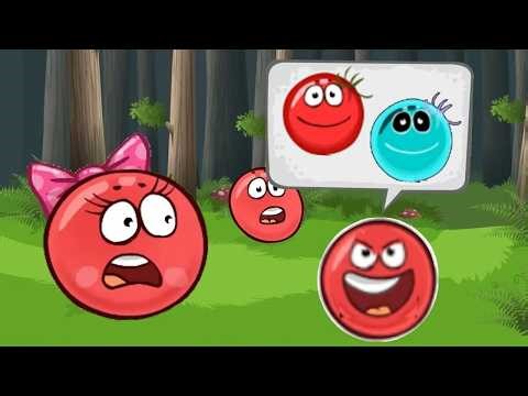 Red Ball 4 - Girl Ball vs Tomato Ball - All Levels - Normal Mode - Ghost Mode Gameplay Volume 2 of 5