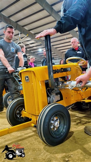 Start up "Industrial Grade" John Deere!! #gardentractor #tractorpulling | Pulling with Garden Tractors