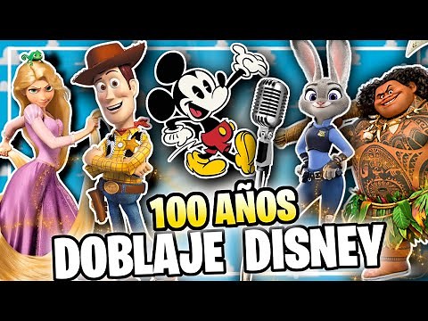 100 AÑOS DE DOBLAJE DISNEY EN MÉXICO !! / Memo Aponte