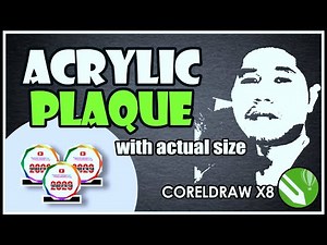 How to make acrylic plaque - CorelDraw x8