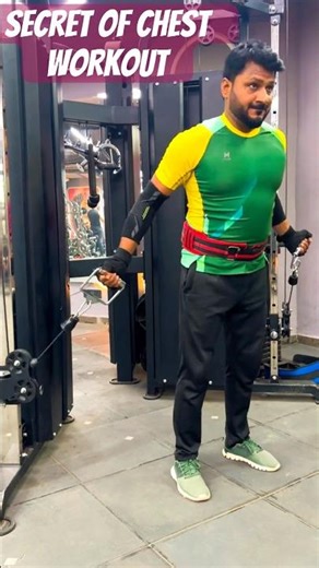 Cable Chest Press – Full Chest Activation! 🔥🐦‍🔥#cablechestpress #chestworkout #upperbodyworkout