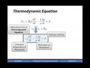 AtmosphericDynamics Chapter01 Part04 Thermodynamics