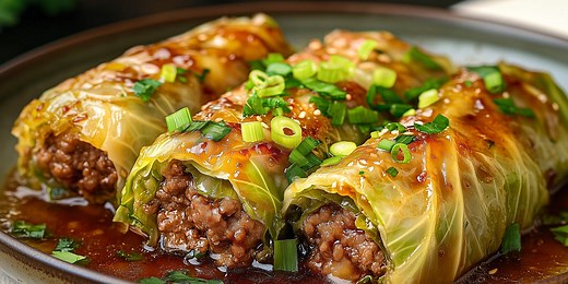 Cabbage Rolls, Asian Style