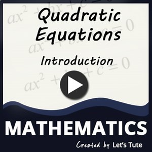 Math  Quadratic Equations  Introduction & Factorization method (Algebra)