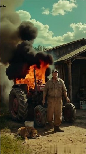 Hellish engine: how MTZ caught fire right in the yard