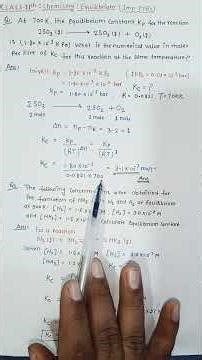 Class 11 Chemistry Equilibrium 🔥 Kp to Kc Numerical | Most Important PYQ | CBSE Exams #shorts
