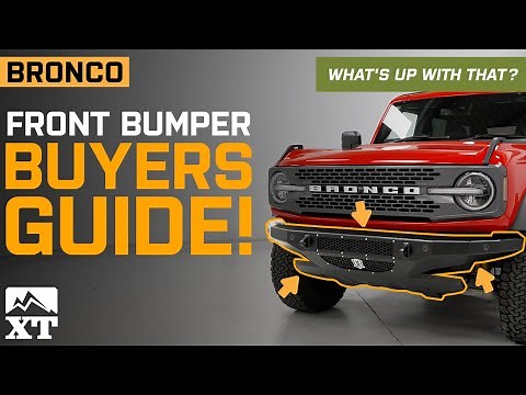 How to Choose a Front Bumper for your Ford Bronco!