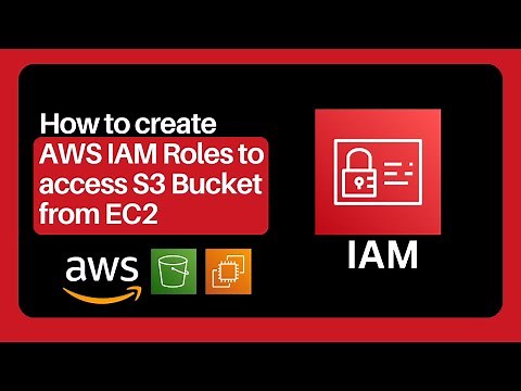 How to create AWS IAM Roles to access S3 Bucket from EC2 | AWS Tutorial