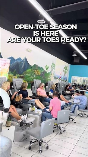 Open-toe season is here 👡 Relax with a luxury pedicure at Nail Xpress. Beautiful toes start here.