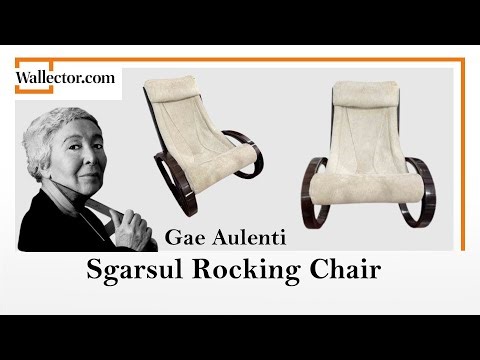 Sgarsul Rocking Chair by Gae Aulenti