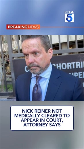KTLA’s Eric Spillman learned Tuesday that notable defense attorney Alan Jackson is now representing Nick Reiner. Jackson spoke outside the downtown Los Angeles courthouse and explained why his client was not in court on Tuesday. Reiner is expected to be in court sometime this week, Jackson says, "hopefully," Reiner will be in court on Wednesday. Meanwhile, the LA DA will announce charges against Reiner on Tuesday afternoon: https://tinyurl.com/2nk66fvf | KTLA 5 News