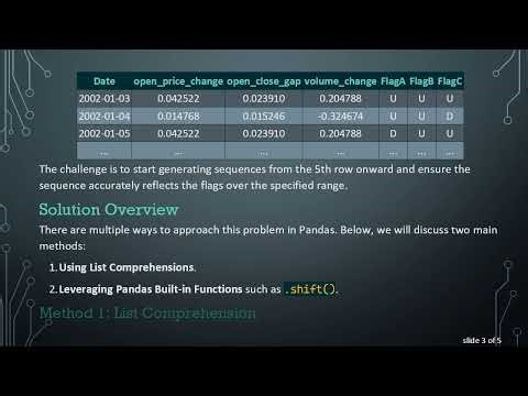 How to Efficiently Generate Sequences in a Pandas DataFrame